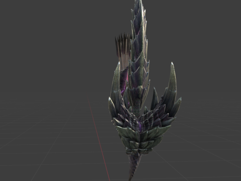 Alatreon Bow - Monster Hunter World 3D Модель