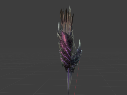 Alatreon Bow - Monster Hunter World 3D Модель