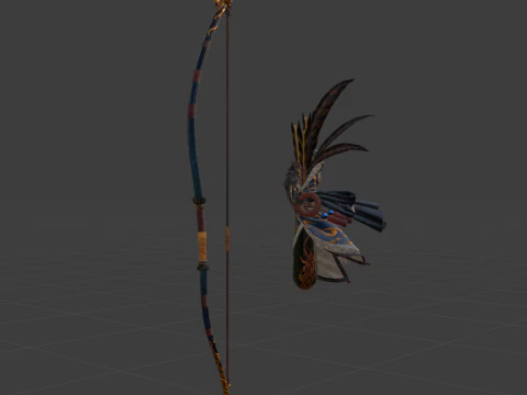 Azure Era Soaring Dragon - Monster Hunter World 3D Model