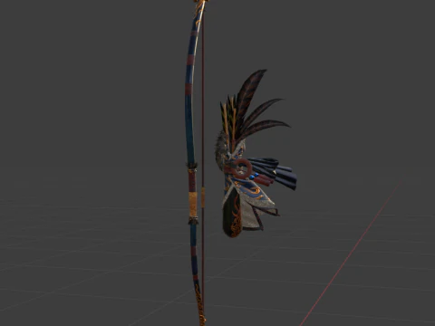 Azure Era Soaring Dragon - Monster Hunter World 3D Model