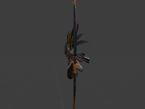 Azure Era Soaring Dragon - Monster Hunter World 3D 模型