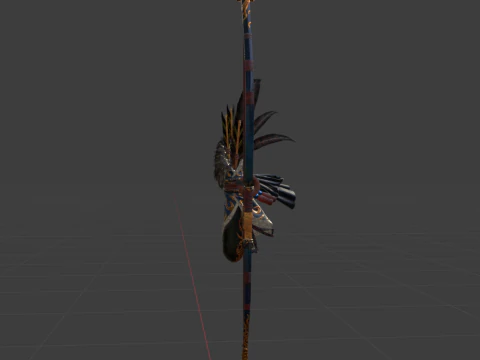 Azure Era Soaring Dragon - Monster Hunter World 3D Model