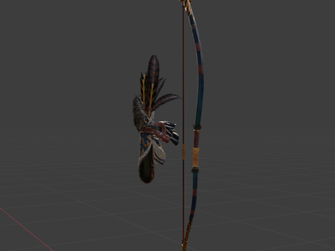 Azure Era Soaring Dragon - Monster Hunter World 3D 模型
