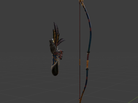 Azure Era Soaring Dragon - Monster Hunter World 3D 模型