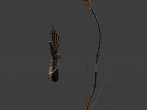 Azure Era Soaring Dragon - Monster Hunter World 3D 模型