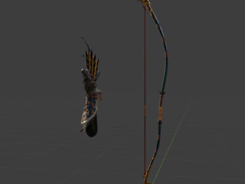Azure Era Soaring Dragon - Monster Hunter World 3D Model