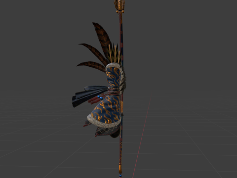 Azure Era Soaring Dragon - Monster Hunter World 3D 模型