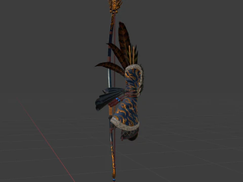 Azure Era Soaring Dragon - Monster Hunter World 3D Model