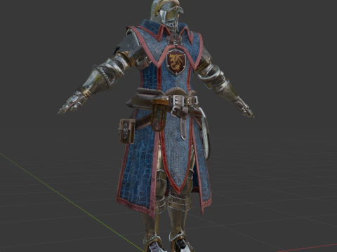 Guardian Armor - Monster Hunter World 3D Model