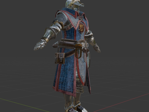 Guardian Armor - Monster Hunter World 3Dモデル