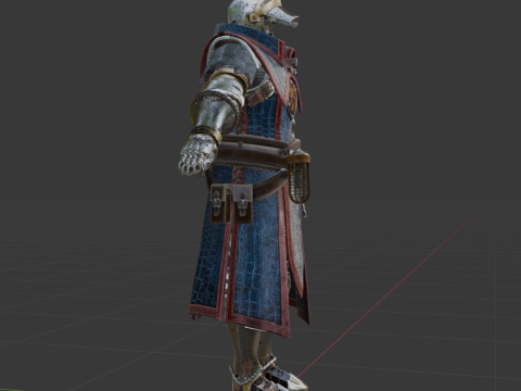 Guardian Armor - Monster Hunter World 3Dモデル