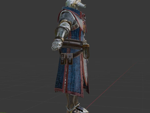 Guardian Armor - Monster Hunter World 3D Model