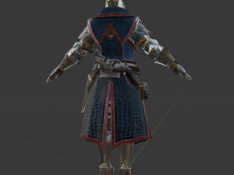 Guardian Armor - Monster Hunter World 3Dモデル