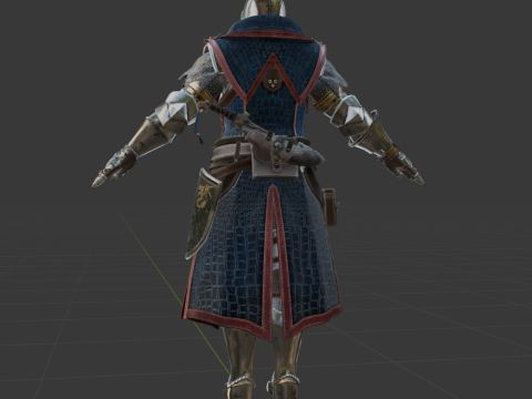 Guardian Armor - Monster Hunter World 3Dモデル