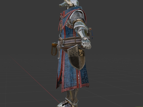 Guardian Armor - Monster Hunter World 3Dモデル