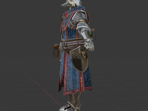 Guardian Armor - Monster Hunter World 3D Model