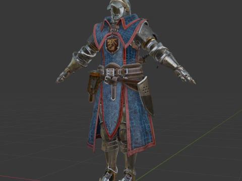 Guardian Armor - Monster Hunter World 3D Model