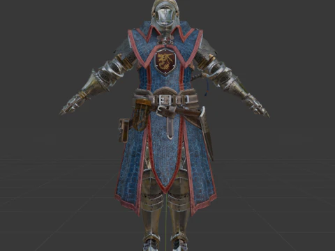 Guardian Armor - Monster Hunter World 3D Model