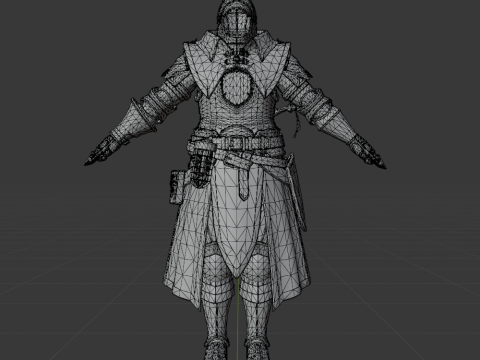 Guardian Armor - Monster Hunter World 3Dモデル