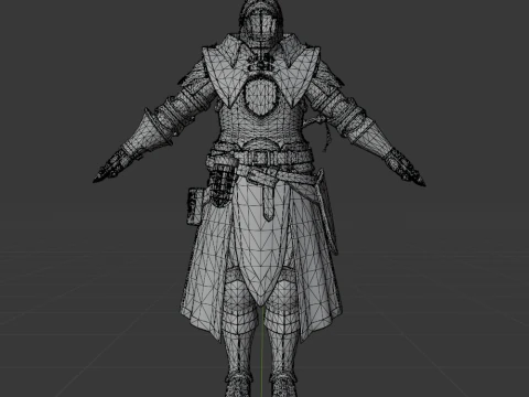 Guardian Armor - Monster Hunter World 3D Model