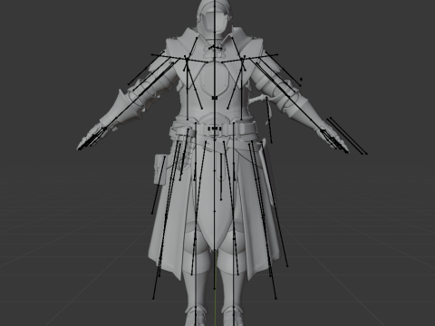 Guardian Armor - Monster Hunter World 3Dモデル