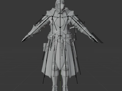 Guardian Armor - Monster Hunter World 3D Model
