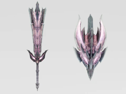 Alatreon Morphblade - Monster Hunter World Modello 3D