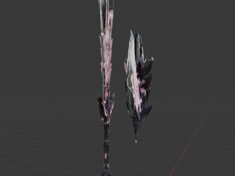 Alatreon Morphblade - Monster Hunter World Modelo 3D