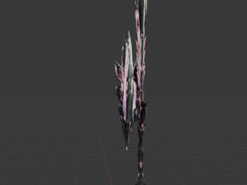 Alatreon Morphblade - Monster Hunter World Modelo 3D