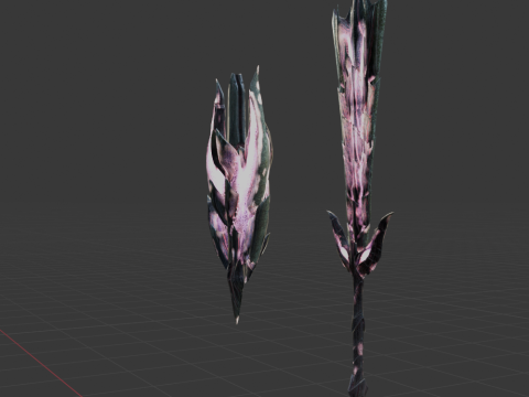 Alatreon Morphblade - Monster Hunter World Modelo 3D