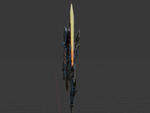 Azure Soulbrand - Monster Hunter World 3D Model