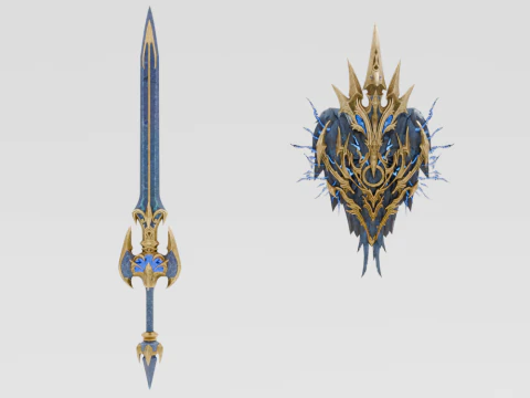 &Aacute;guia Rel&acirc;mpago Negro - Monster Hunter World Modelo 3D