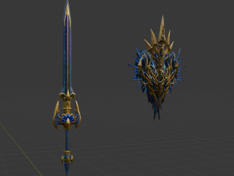 Black Lightning Eagle - Monster Hunter World 3D Model