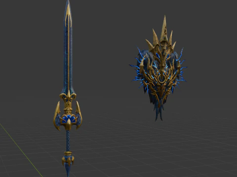 Black Lightning Eagle - Monster Hunter World 3D Model