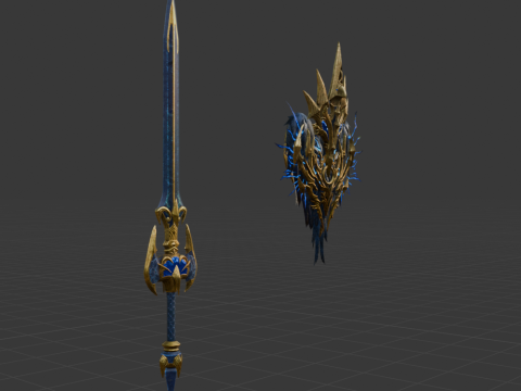 Black Lightning Eagle - Monster Hunter World 3D Model
