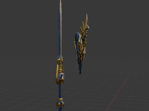 Black Lightning Eagle - Monster Hunter World 3D Model