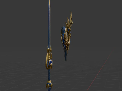 Black Lightning Eagle - Monster Hunter World 3D Model