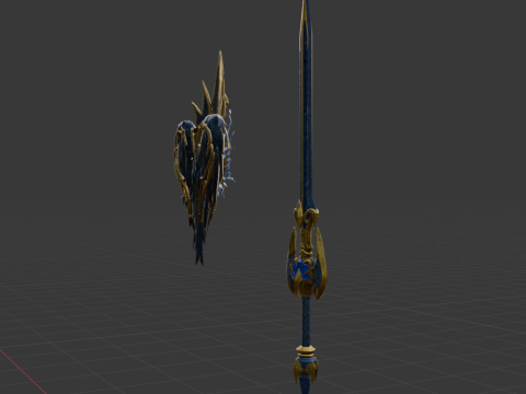 Black Lightning Eagle - Monster Hunter World 3D Model