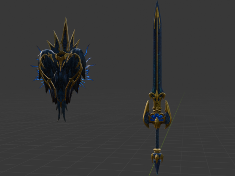 Black Lightning Eagle - Monster Hunter World 3D Model