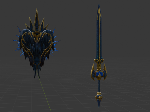 Black Lightning Eagle - Monster Hunter World 3D Model