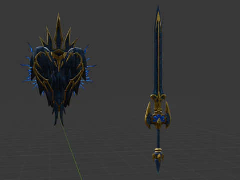 Black Lightning Eagle - Monster Hunter World 3D Model