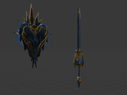 Black Lightning Eagle - Monster Hunter World 3D Model
