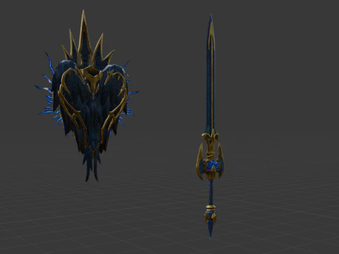 Black Lightning Eagle - Monster Hunter World 3D Model
