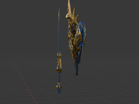 Black Lightning Eagle - Monster Hunter World 3D Model