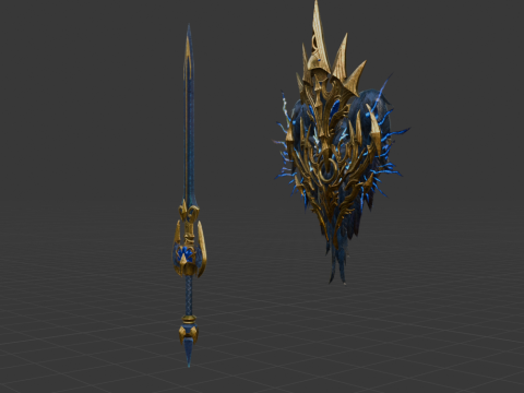 Black Lightning Eagle - Monster Hunter World 3D Model
