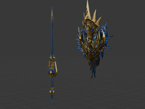 Black Lightning Eagle - Monster Hunter World 3D Model