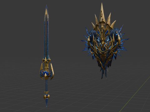 Black Lightning Eagle - Monster Hunter World 3D Model