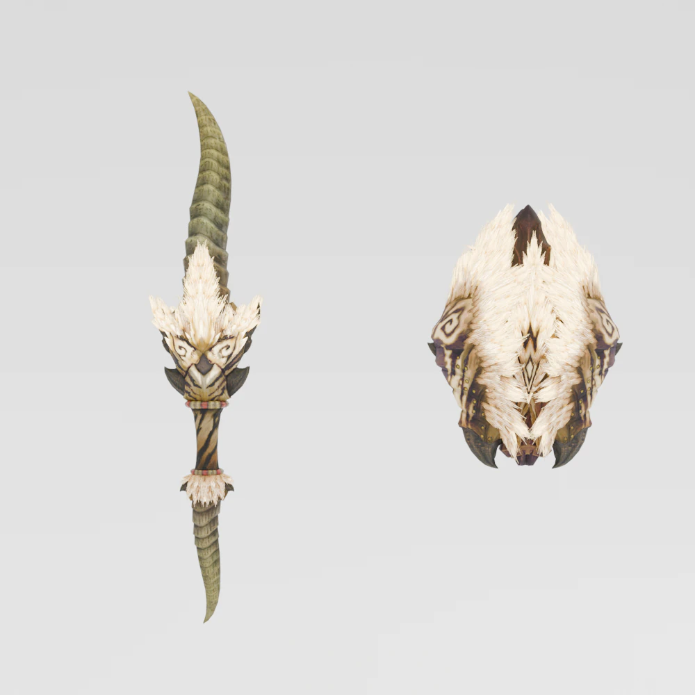 Demonlord Blade - Monster Hunter World 3D Model .c4d .max .obj .3ds .fbx .stl .blend