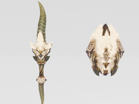 Demonlord Blade - Monster Hunter World 3D 模型