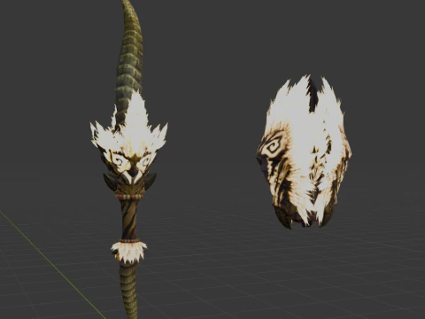 Demonlord Blade - Monster Hunter World 3D Model